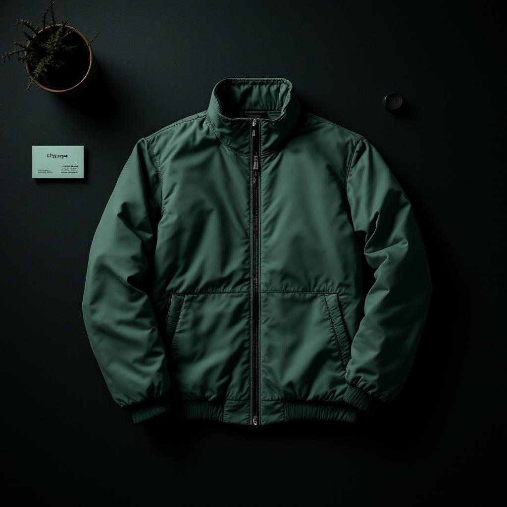 Cityscape Logo Jacket — Eco-friendly embroidered jacket tailored for corporate branding, perfect for tea