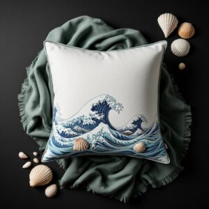 Coastal Breeze Throw Pillow