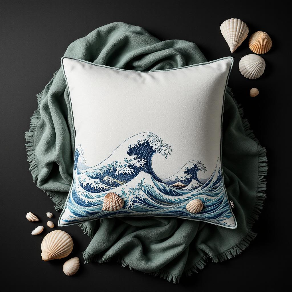 Coastal Breeze Throw Pillow