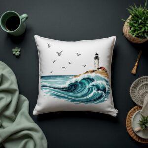 Harbor View Throw Pillow